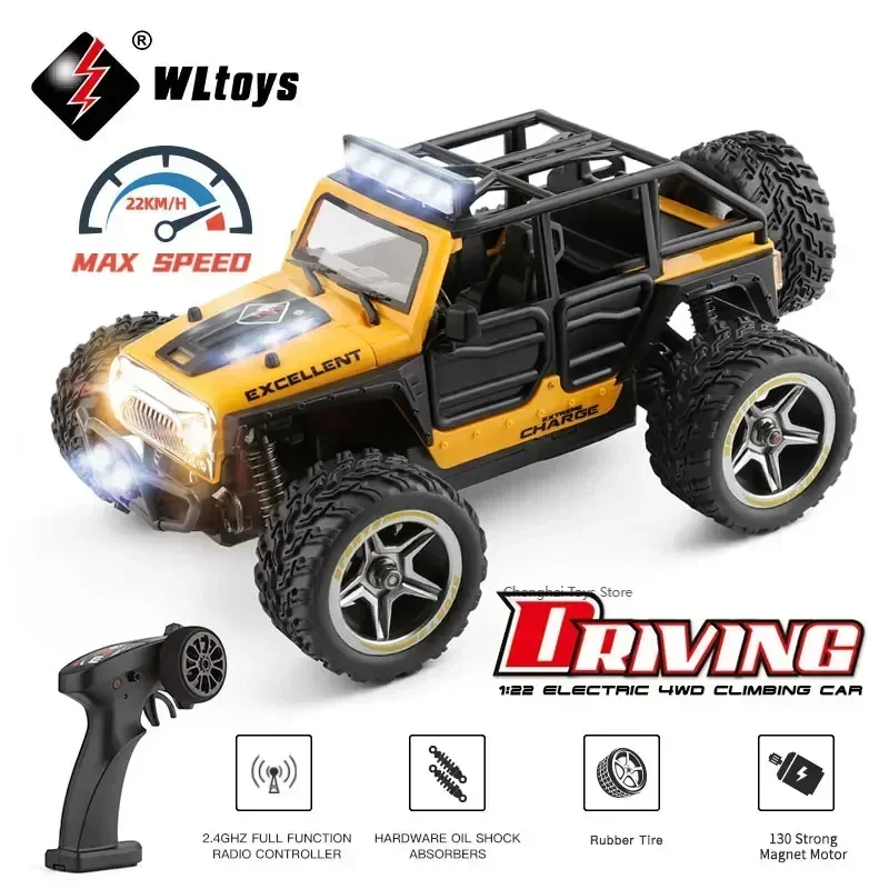 WLtoys 322221 22201 2,4G Mini RC CAR 2WD Model terénnych vozidiel s ľahkým diaľkovým ovládaním Mechanical Truck Detská hračka