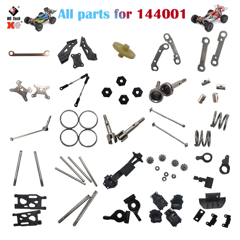 Wltoys XKS 144001 144010 1/14 RC KONTROLA PRÍSTUPY MOTOROVÉHO PNEJ PNOV PRÁVO PLAČKA PLAČKA PLAČKA PRÍRUČKA ESC Prevodovka Diferenciála Originálne diely Pôvodné diely