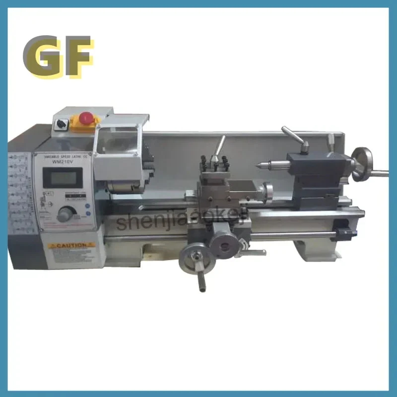 WM210V Brushless Motor Lathe Domáce Lathes Variabilná rýchlosť Mini kovový sústruhový stroj WM210V Small Bench Lathe 220V/110V 850W