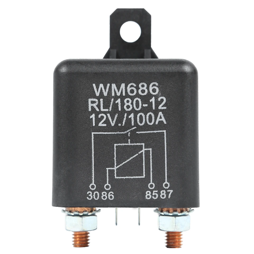 WM686 12V 100 AMP Split Charge/Winch Relay Car Car Van Boat Starter Relé štartéra