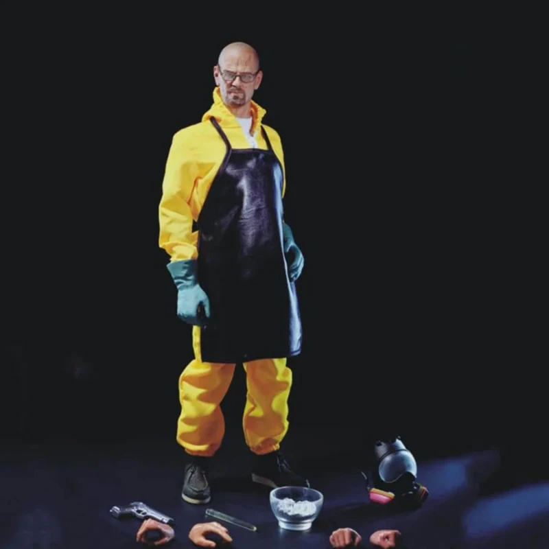Wolfkking WK201401 1/6 Walter White Moveable Man Soldier Breaking Bad chemický učiteľ experiment 12 