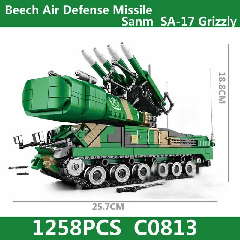 WOMA 2023 NOVÝ BECH AIR Air Defense Building Blocks Kit sanm SA-17 GRIZZLY MOLIKNÝ MODEL