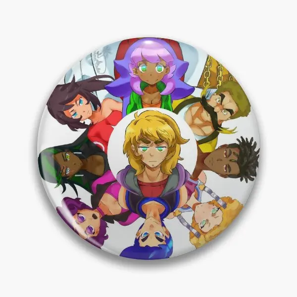 Wonder Spectrumtm World Around Hue Soft Button Pin Brošor Decor Metal Funny Jewelry Lover Dám