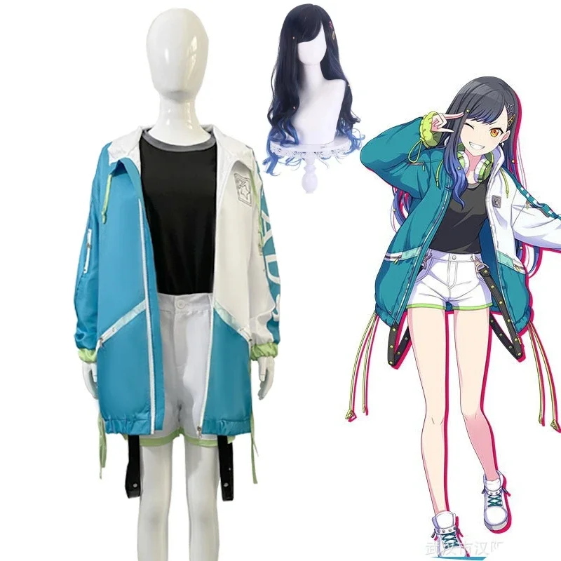 Wonderlands × Showtime Shiraishi A Cosplay kostýmy farebné pódium feate srsty kraje