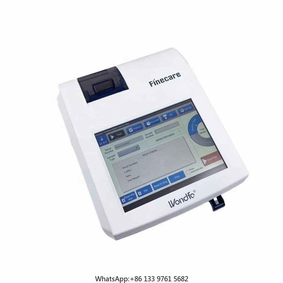 Wondfo FineCare HBA1C Analyzátor Immunotest analyzátora FineCare Test Hormón Analyzátor FS113 FS114 Reagent TSH TSH TROPONIN CEA PSA
