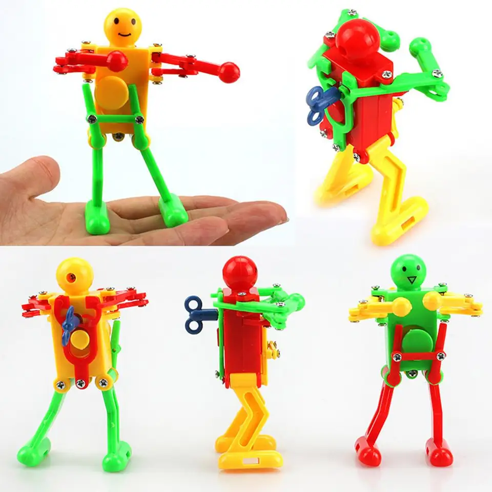 Wonup Robot Dancer Boy Hračky Hračky Multicolor Spring Clockwork Dancer Walking Dancing Robot Partner detské deti Vzdeláva