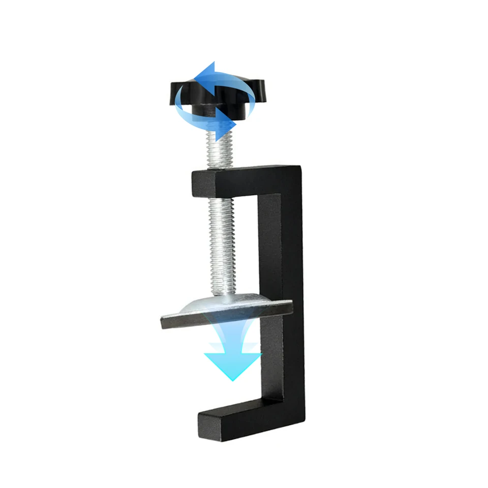 Woodworking Clamp G svorky Reverzibilná skrinka na inštaláciu svorky predĺžená základná zásuvka Upevňovacia spona prenosná predná zásuvka