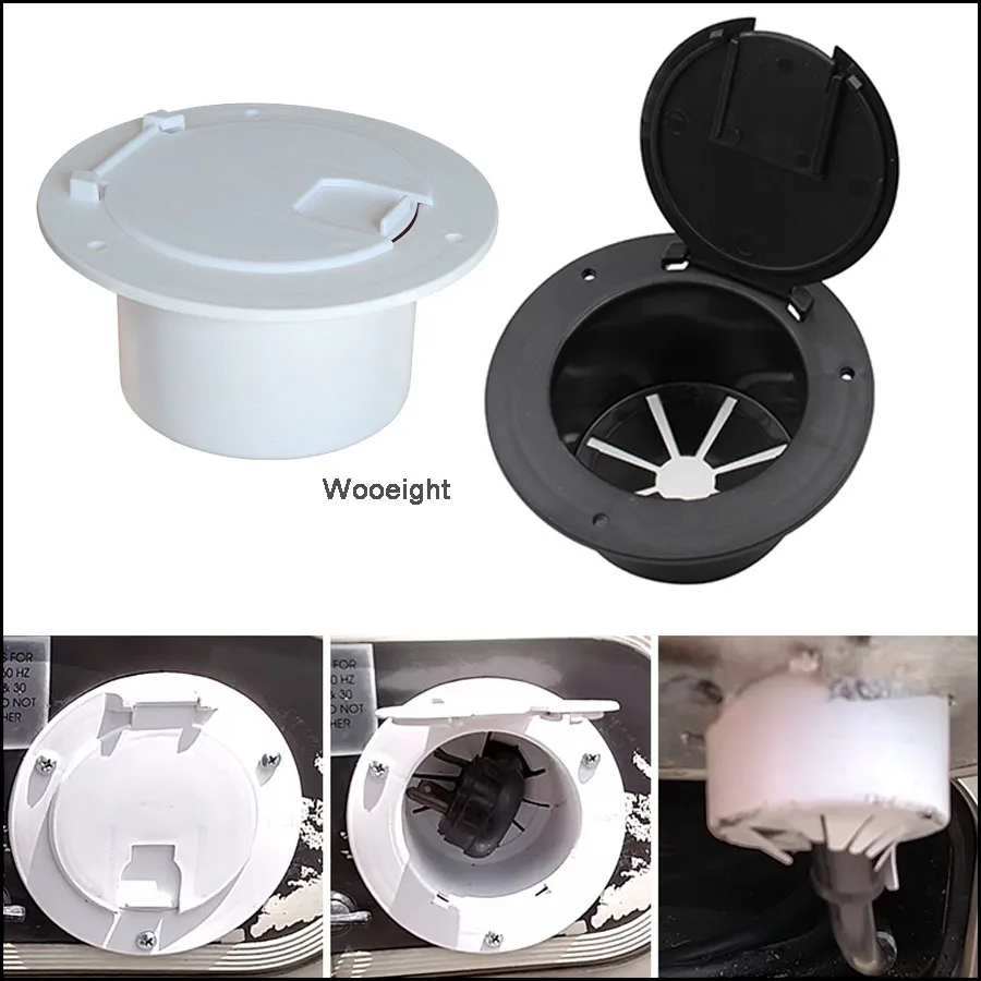 Wooeight Plast PP RV Wire Lock Box Round Wire Cover Cover Cover Box pre lodný námorný port kempingový príves