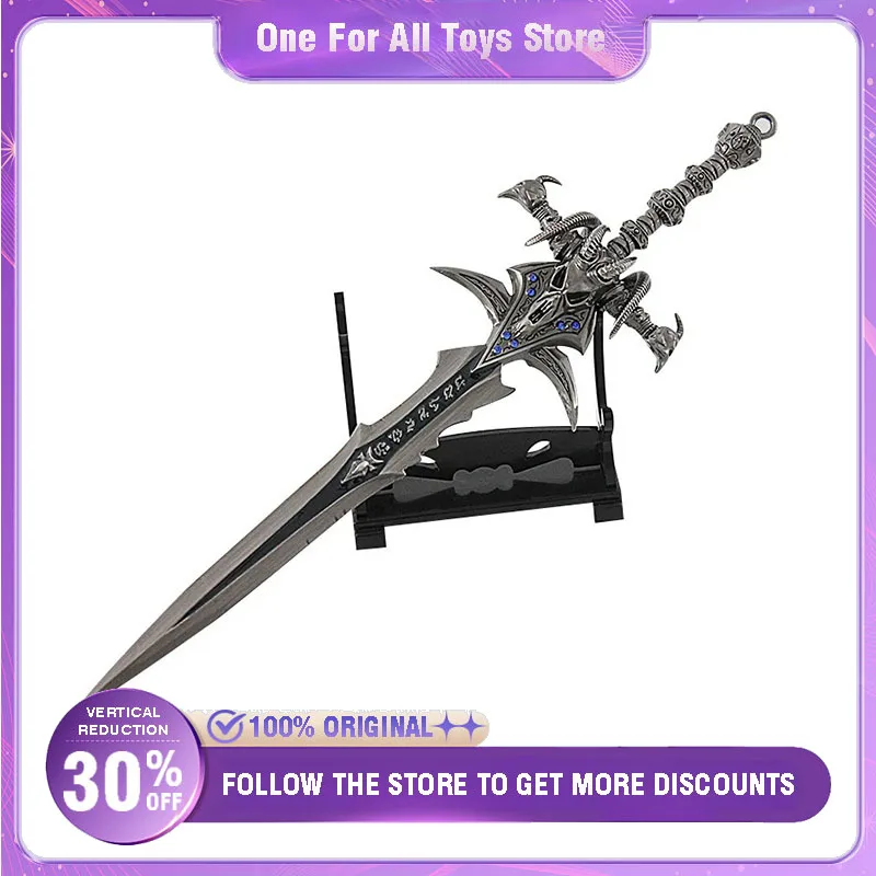 World of Warcraft Weapon 22cm Frostmourne Lich King Diamond Inlay Game Collection Zbier