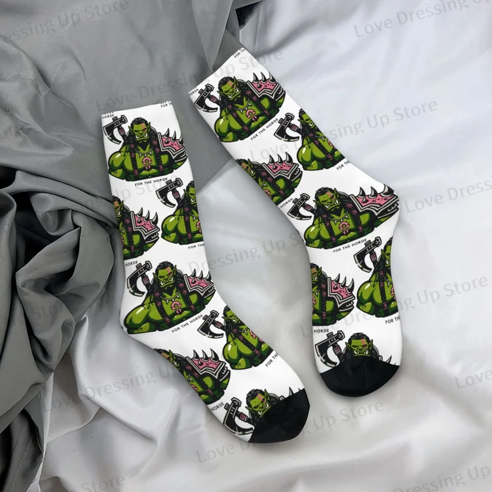 World of Warcraft Wow hra pre Horde Classic Unisex Winter Socks Hip Hop Happy Socks Street Crazy Sock