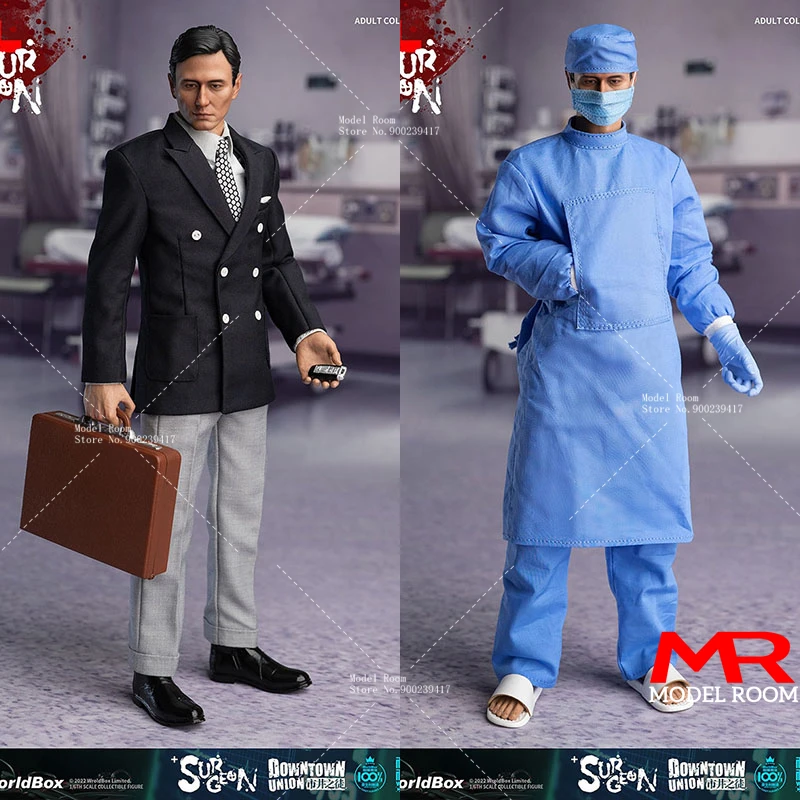 Worldbox AT039 1/6 Downtown Union Chirurg Action Figure Model 12 '' Mužský vojak figurina figurínová bábika Plná súprava zberateľná hračka