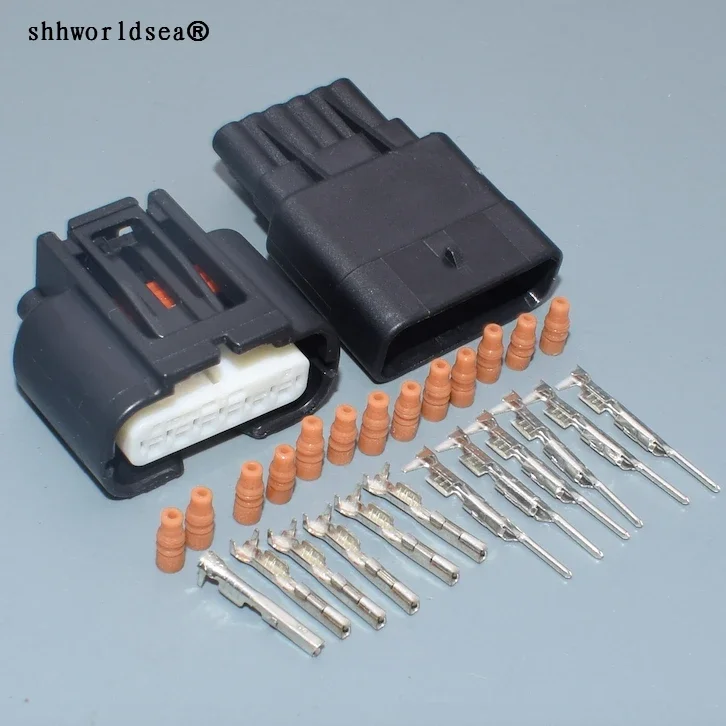 WorldGolden 0,6 mm ženský samec 6-PIN ELEKTRICKÝ ACELÁTOROVÝ Pedál snímač konektora automatického zástrčky pre Honda Acura Nissan 7287-1380-30