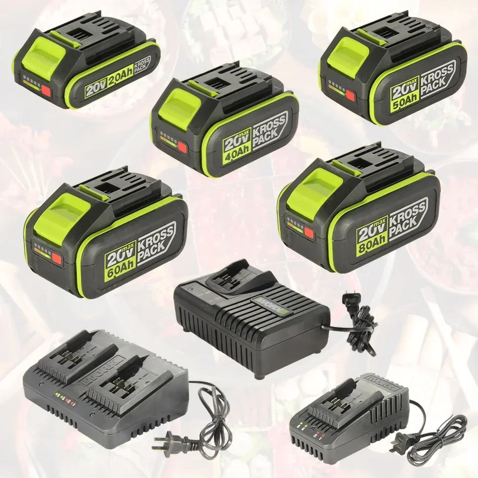 WORX 20V Baterry Pack Universal Green Platform 2AH 4AH 5AH 6AH oblek pre WU386 WU388 WU279 WU182 WU380S WU808 Series Series Power Tool