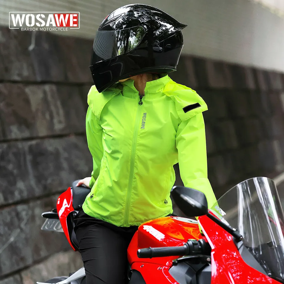 Wosawe Motocykel Ženy Ražínové kvapky vrecko na koni reflexný vodotesný motocyklista Split capa de Chuva motoqueiro nepriepustný