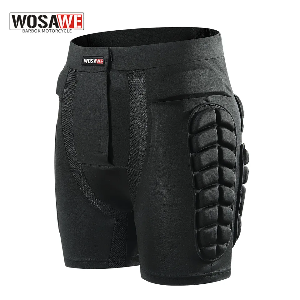 Wosawe ochranné muži motocyklové kraťasy Snowboard Sports Hip Bod Body Ochrana Gear Hockey MTB Motokrosové lyžiarske lyžiarske kraťasy