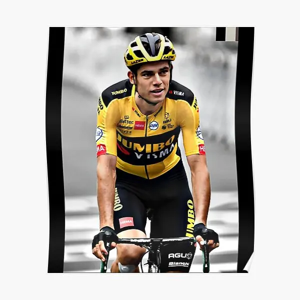 Wout van aert v akcii plagát nástenná maľba maľba vintage miestnosť tlače vtipný dekor moderná nástenná maľba domácej dekorácie Obrázok bez rámu