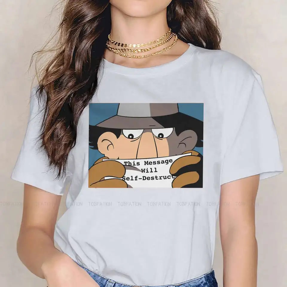 Wowzers self desštrukcia správy pre ženy pre ženy inšpektor gadget penny mozog Claw 1983 televízne odpalisko Lady T tričko