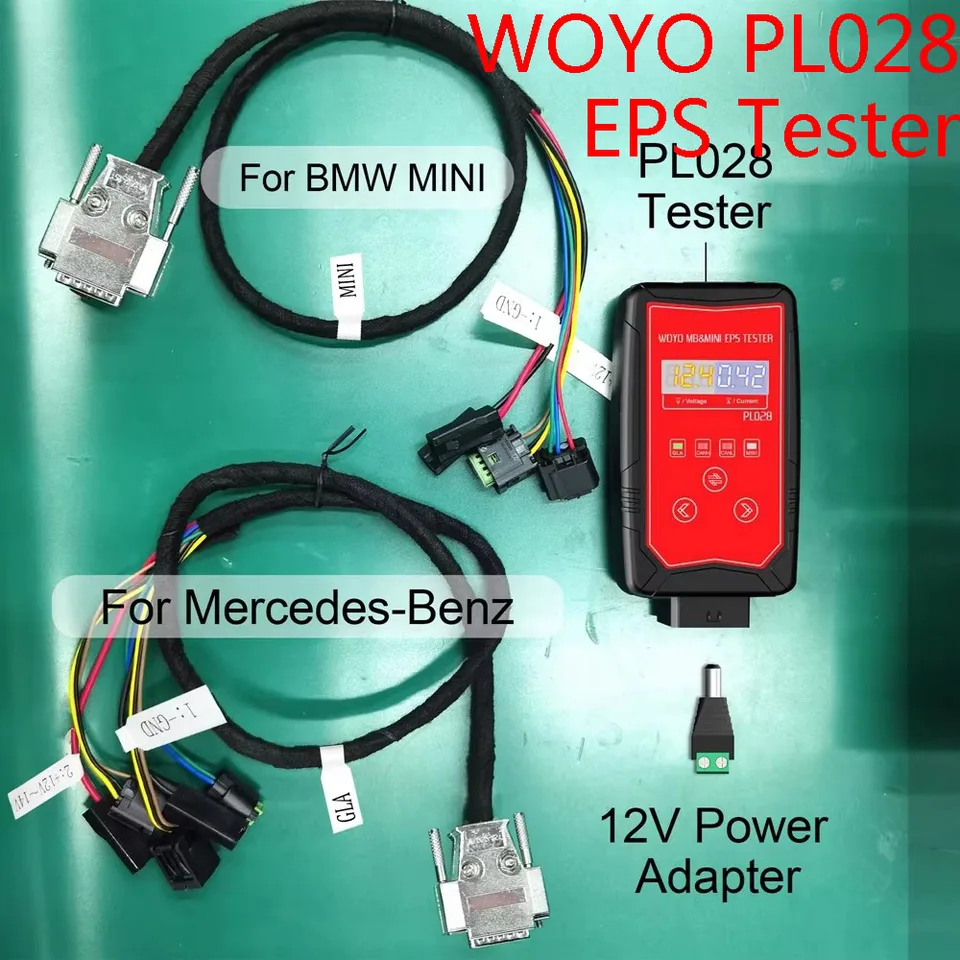 WOYO PL028 EPS Tester pre Mercedes Benz pre BMW MINI MINICKÝ DETEKTOR DETEKTOR