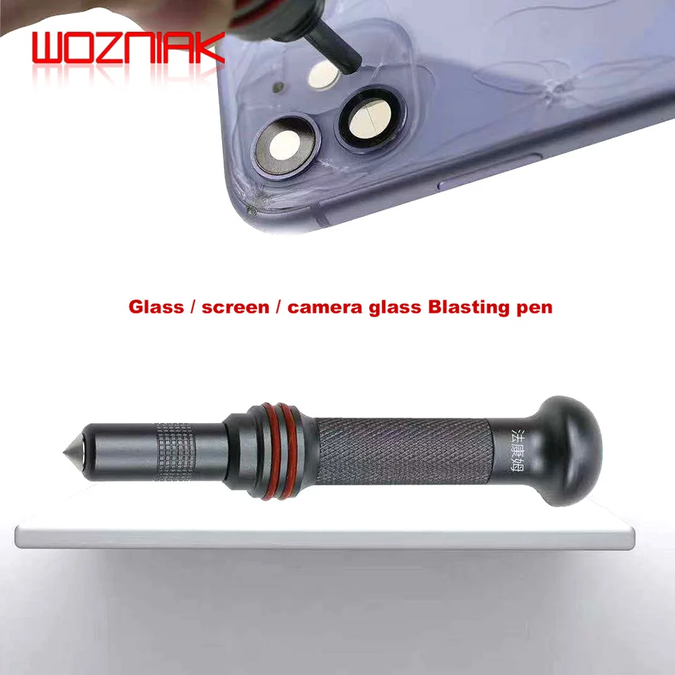 Wozniak fotoaparát zadný kryt sklenený sklenený výbuch pero LCD LCD Screen Screpet Astant pre iPhone 5-11Pro Max pre Samsung pre iPad