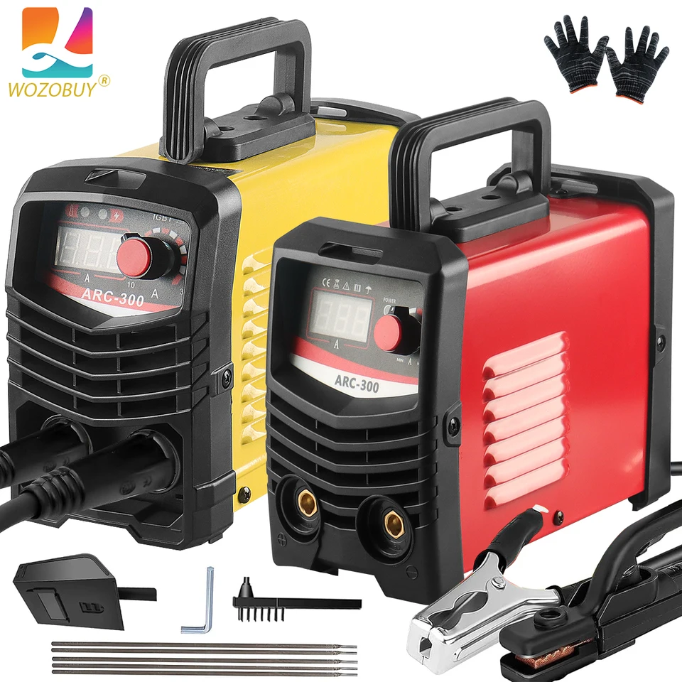 Wozobuy DC Inverter Arc Welder 110V/220V MMA IGBT prenosný zvárací stroj Vysoká kvalita pre domáci začiatočníci zváracie práce