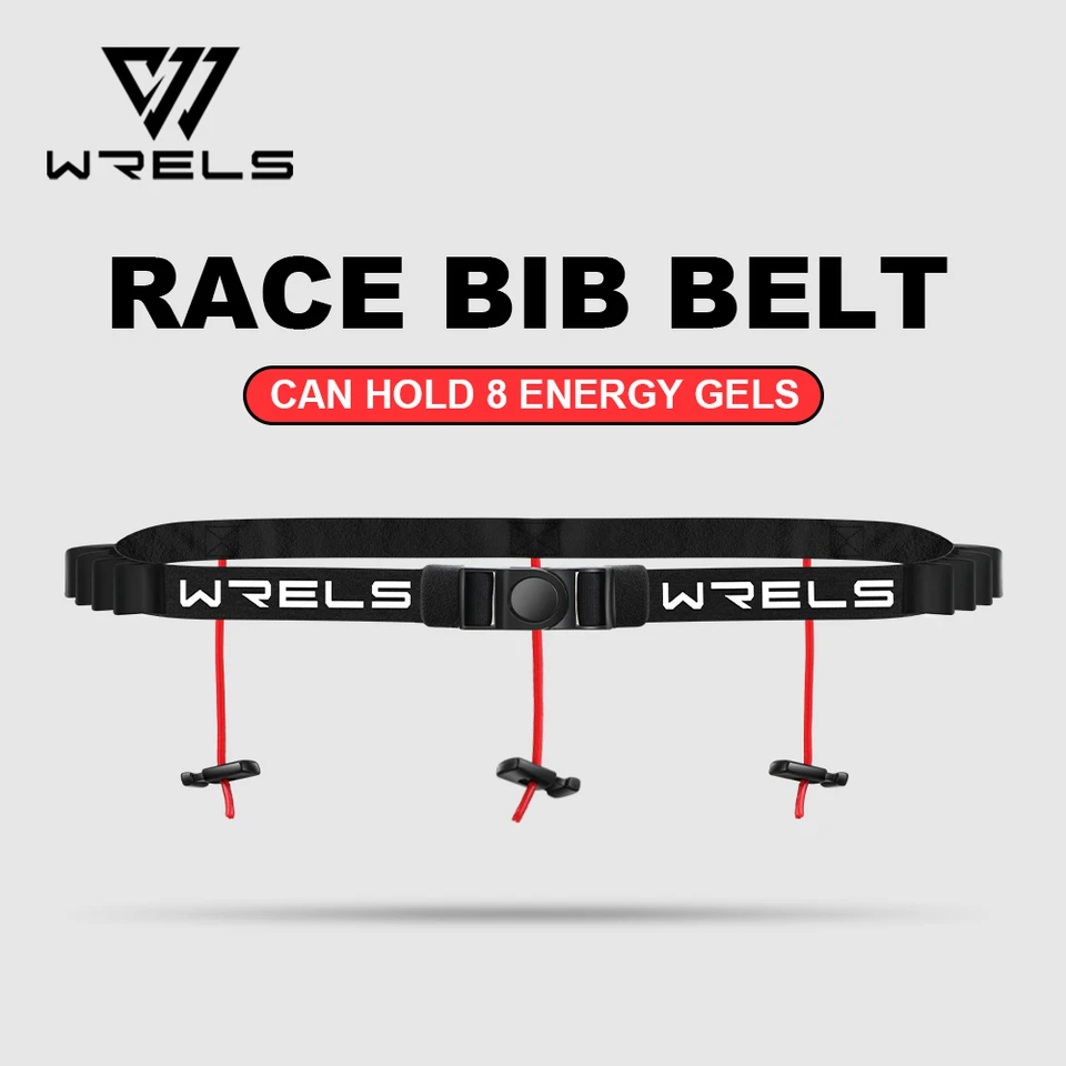 Wrels Belt číslo Energy Gumber Ring Ironman Triatlon Running Čierna praktická rýchla pohodlná športová súťaž pásový pás pás