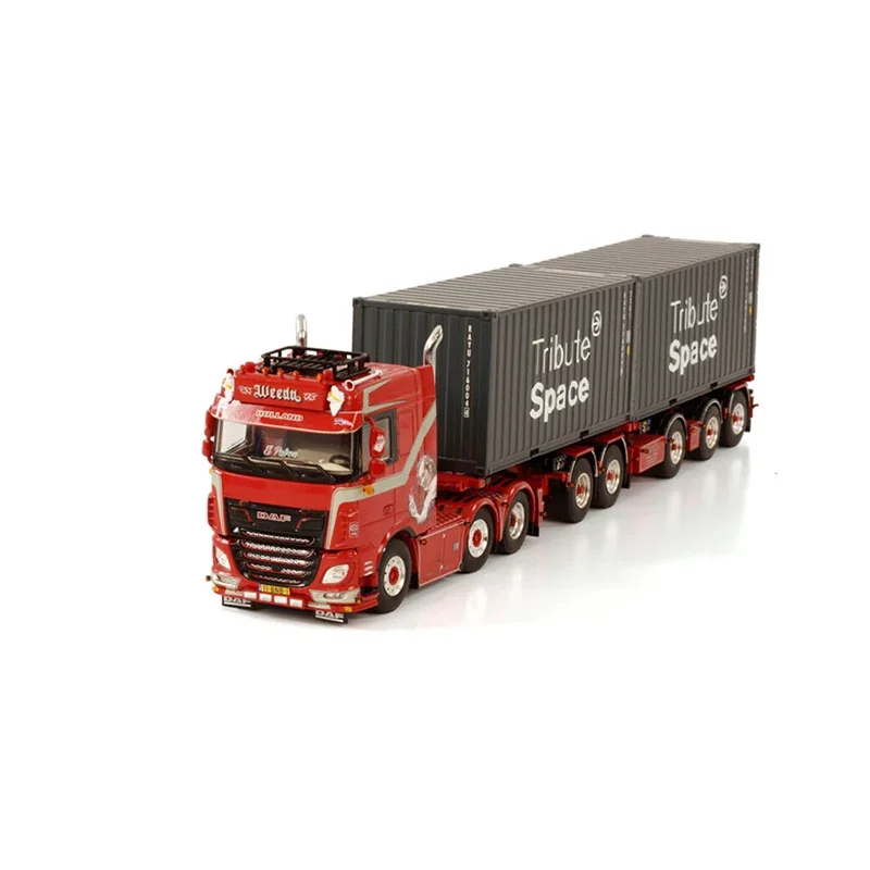 WSI 1:50 Stupnica DAF X 6X2 2017 Model s dvojitým kontajnerom 01-3628 Zbierka ORNATION SUVENIR KELOVÝ HODICKÝ DIVADE