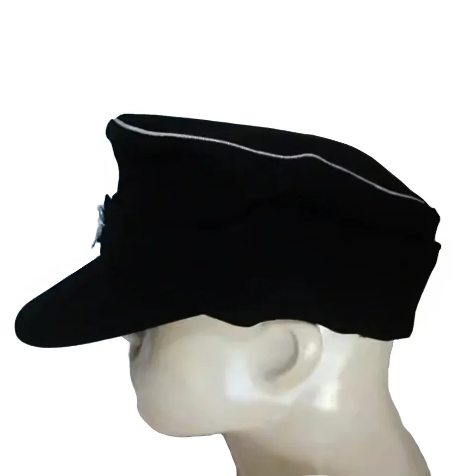 WW2 Soldier Hat Winter Mountain Woen Black Live Hat Eaves môže byť stiahnutý z taktickej výcvikovej čiapky WW2