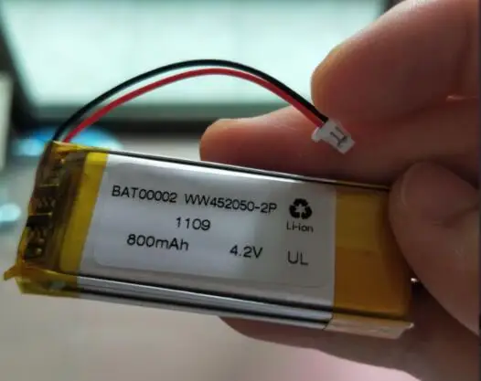 WW452050-2P 800MAH 4,2V 3,7V-4,2V 452050-2P 452050 4020505050 LI-Polymér Polymérna lítiová batéria
