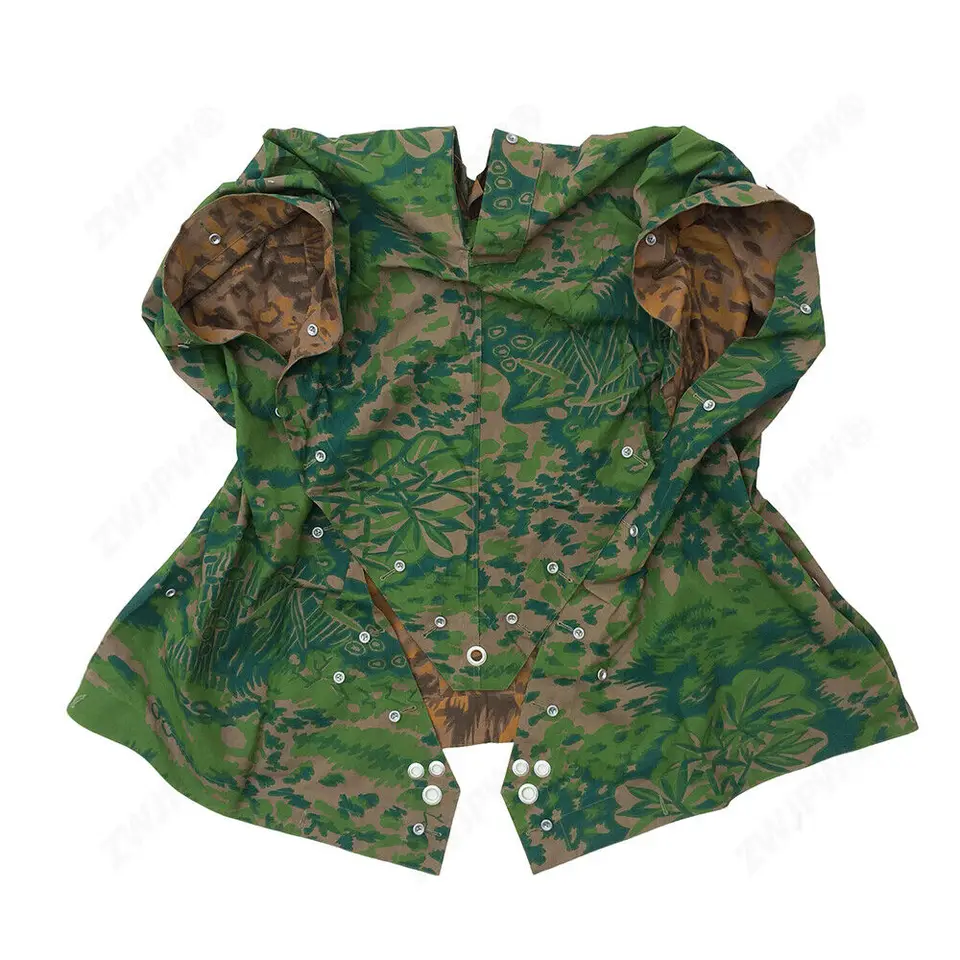 WWII WW2 Nemecký vojak Palm Palm Redace Camo Poncho Stan Zeltbahn