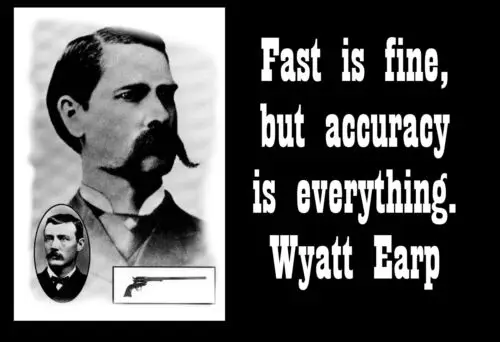 Wyatt Earp Fast je vynikajúci slávny cenové plagát, magnet, kovová plechová značka 12 x 18