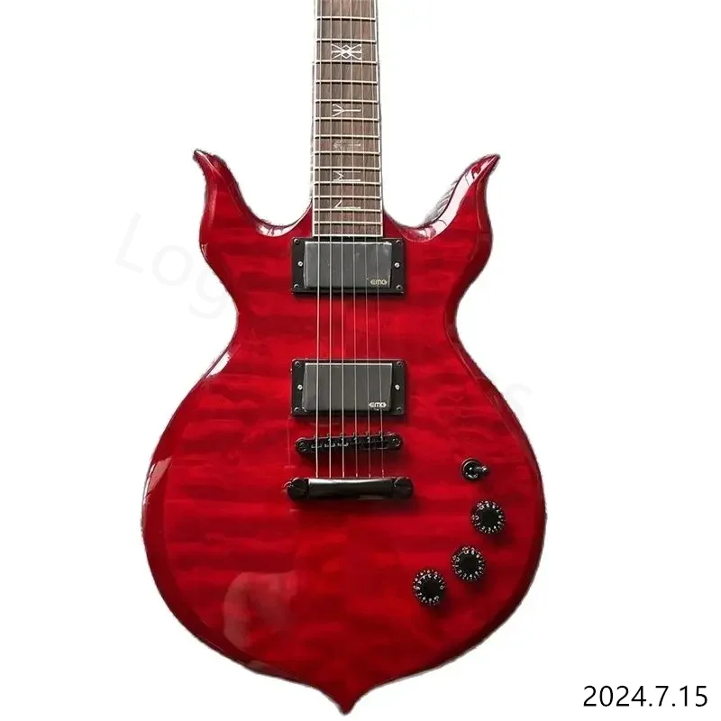 Wylde Zakk Audio Electric Electric Guitar Red Quilted Maple Top and Back Shipp