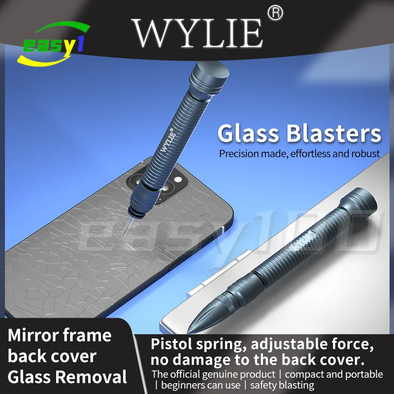 Wylie otryskanie pera mobilný telefón sklenený zadný kryt Diamantové pero vhodné pre istič obrazovky zadného skla obrazovky