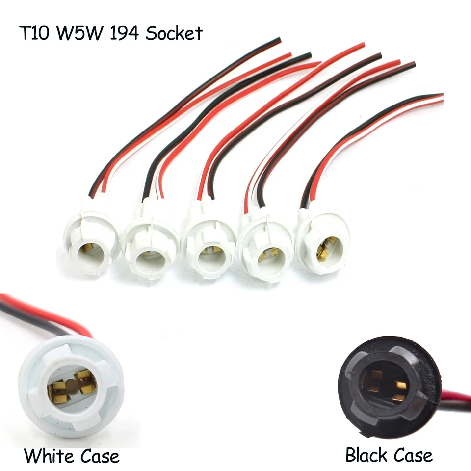 X AUTOHOUX T10 W5W 168 194 Svetlo soketa s objímkou ​​držiaka LAMP Držiteľ LED konektor LED konektor LED.