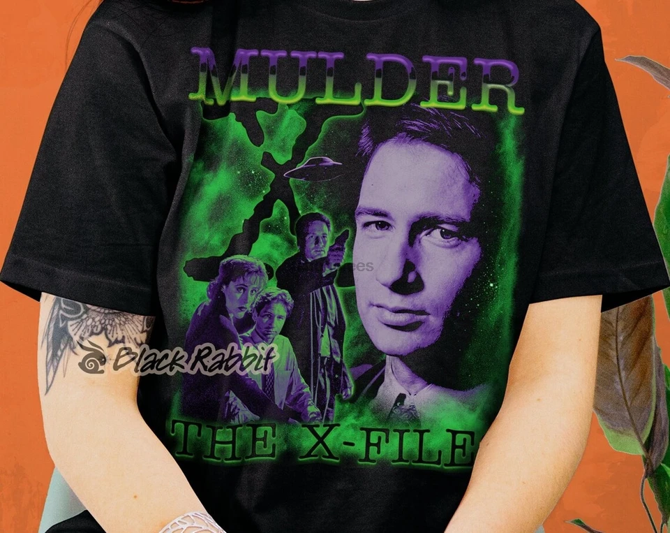 X-Files Fox Mulder David Duchovny unisex klasické tričko