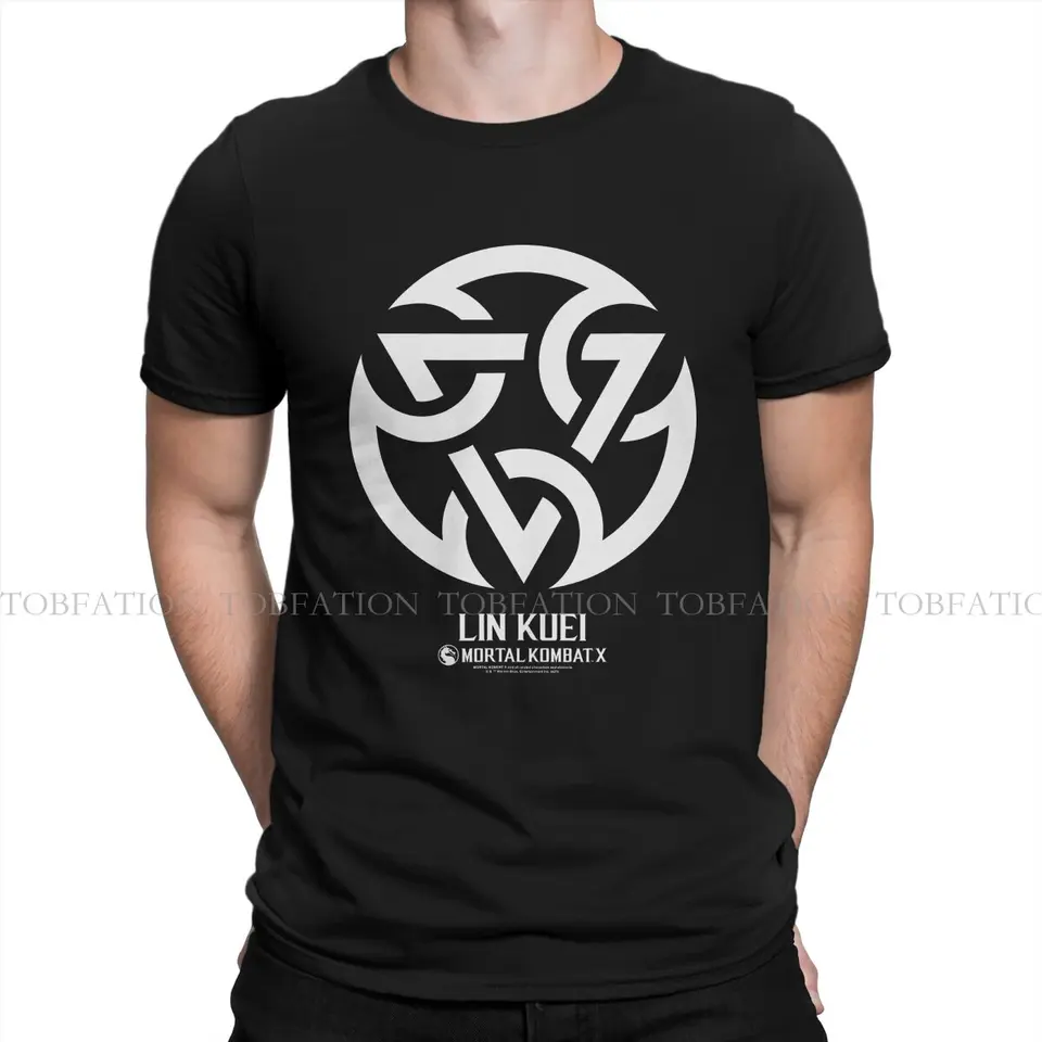 X Lin Kuei Harajuku Trhirt Mortal Kombat Fighting Game Style Streetwear Pohodlné tričko Tričko Muž Tee Špeciálny darček nápad