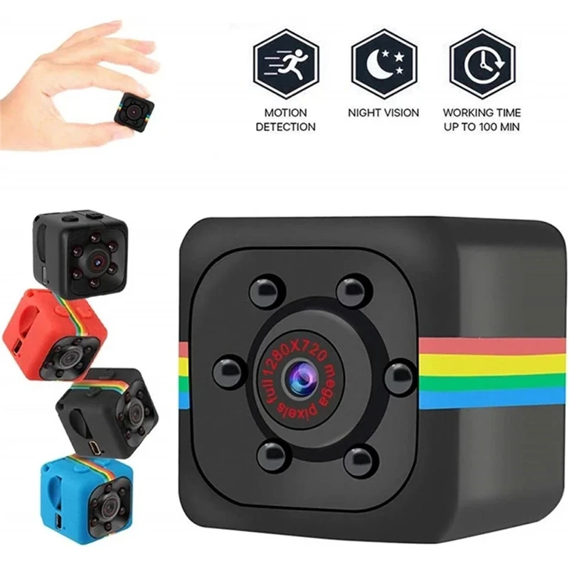 X Mini Camera HD Prenosná malá Nanny Cam Video Video Voice Voice Mini DV Recorder Indoor Covert Security Camera pre domov a kanceláriu