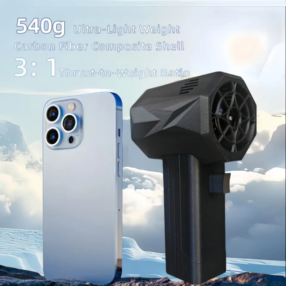 X-Pro Mini X64 Turbojet Blower násilný Turbofan 64 mm vysokorýchlostný vzduchový kanál Brush bez kefy motor