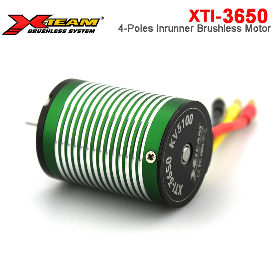 X-Team 3650 Nepremokavé kefy bez kefiek Motor4-Poly Inrunner pre 1/10trial-cestné kočíky Drift 400-600 mm loď