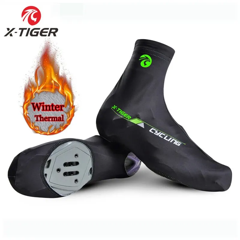 X-Tiger cyklistická obuv zimná tepelná fleece MTB Bicykel Prekrytie Ženy Men Men Road Racing Bike Shoes Cover