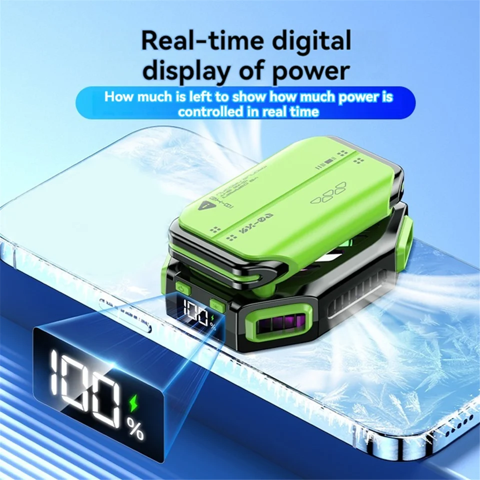 X111 Telefón Magnetický polovodičový chladič CoolNG chladiča s 7 prevodovými stupňami pre IOS Android Universal