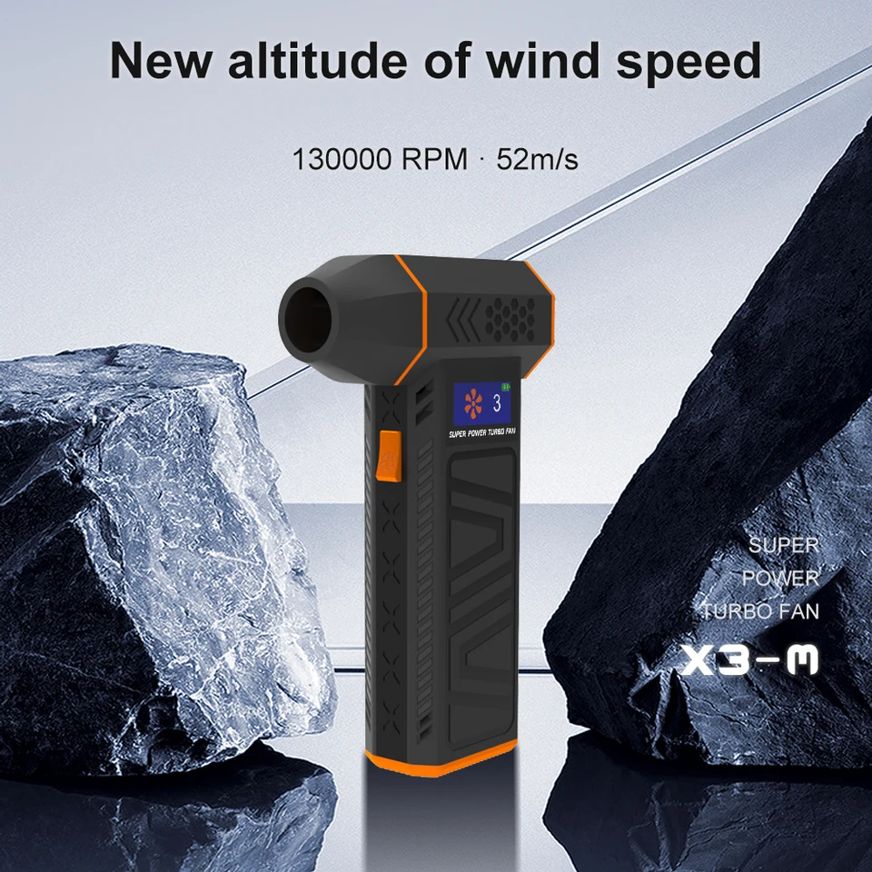 X3-M Násilný ventilátor 130000 ot./min