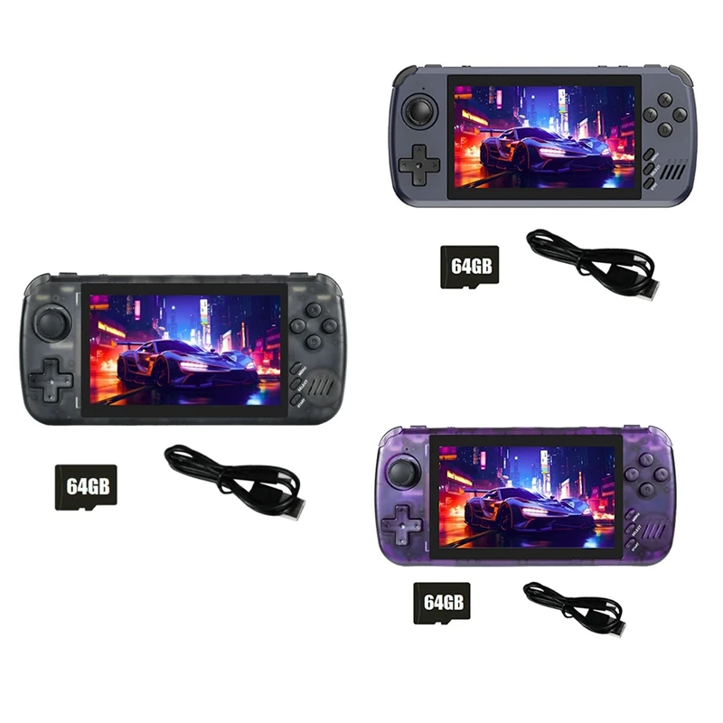 X39Pro Retro Video Game Console 64 GB 4,5 palca Podpora obrazovky 2-hráča Games Games Herne Gamepad Deti Darčeky