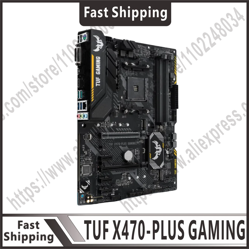 X470 HROČNÁ DOPORNÁ HERNÁ HERNÁ SLOTA AM4 4 × DDR4 64 GB PCI-E 3,0 M.2 USB3.1 HDMI ATX Podporuje Ryzen 5 CPU