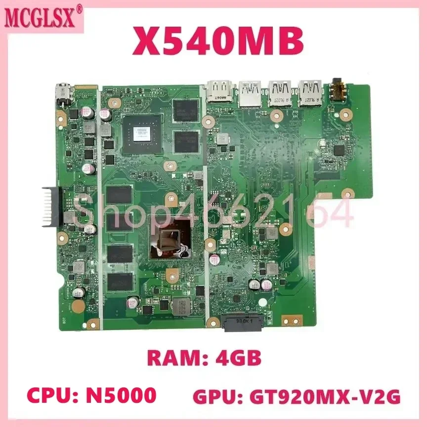 X540MB s N5000 CPU 8 GB RAM pre laptop pre základnú dosku pre ASUS X540M X540MB F540M F540MB NOBNOBOBOL HAIDOBAL 100% Testovaná OK