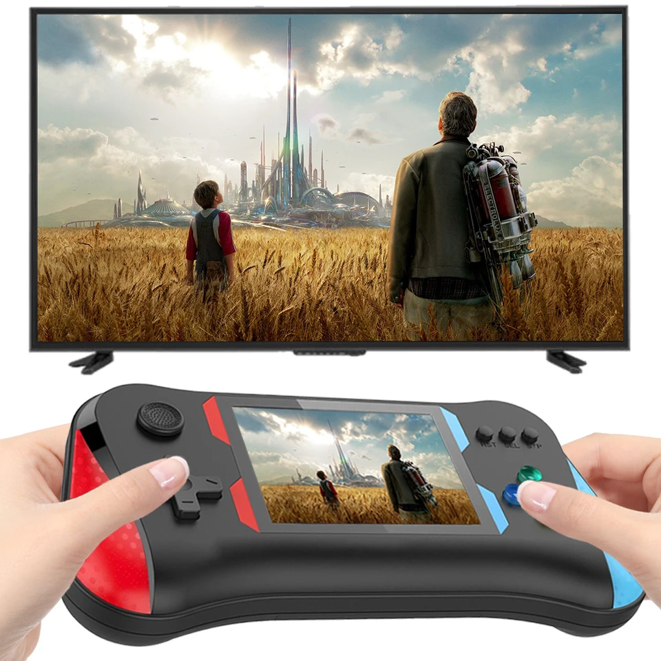 X7M Retro Video Game Console Vstavaná 500 hier prenosná herná konzola HD/AV Output Mini Game Console Darček pre chlapcov dievčatá