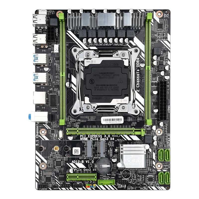 X99-D4 DDR4 Podpora základnej dosky LGA2011 V3/V4 NVME M.2/M.2 WIFI/PCI-E 4X Interface PCI-E 16X GRAPHIC STORE STORE STORE ČASŤ