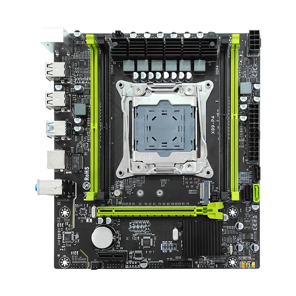 X99 Pracovná doska Dual Channel Lag 2011 Herná doska PC hlavná doska DDR4 RAM USB 2.0/3,0 NVME M.2 SATA2.0/3.0 Pre stolný počítač