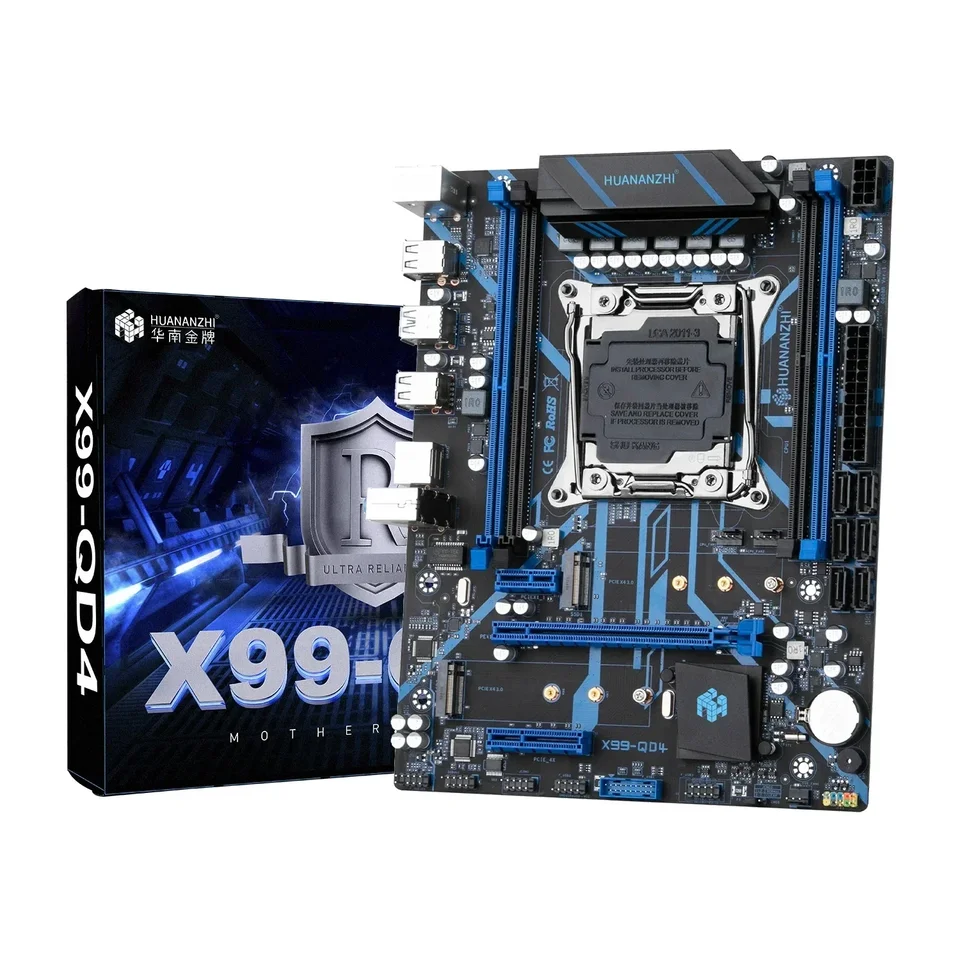 X99-QD4 Combo Combo Set Processor Xeon E5 2680 V4 Kit s 2x16g 2400MHz DDR4 RECC RAM SUPPE NVME NGFF USB 3.0 LGA2011-3