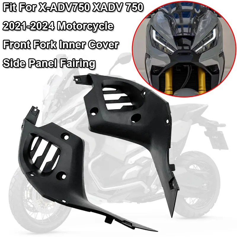 XADV 750 Motocyklové príslušenstvo vľavo pravý predný vidlica Vnútorný kryt bočného panela FAIL COWL FILD FIL pre HONDA X-ADV750 2021-2024