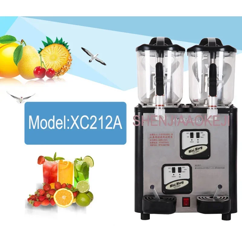 XC212A Snehový taviarový stroj Dvojitý valc 6L*2 mini snehové topenie Malé komerčné stroje
